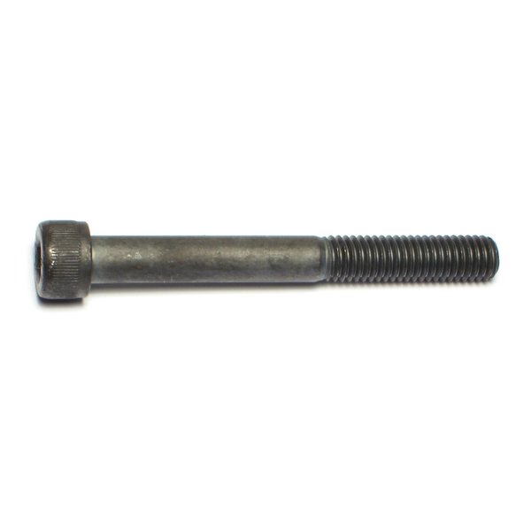 Midwest Fastener M8-1.25 Socket Head Cap Screw, Black Oxide Steel, 70 mm Length, 25 PK 51453